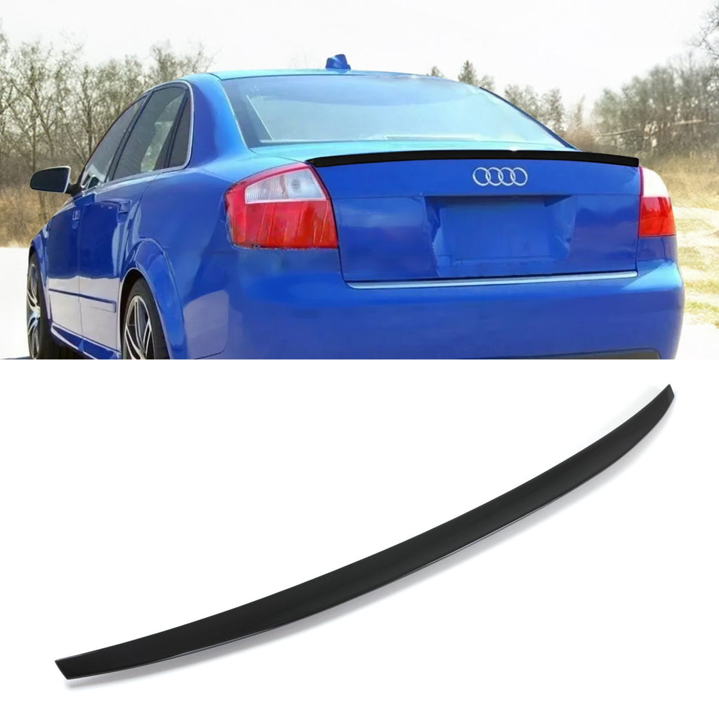 Spoiler Lip Posteriore Nero Lucido Audi A4 B6 B7 01-08
