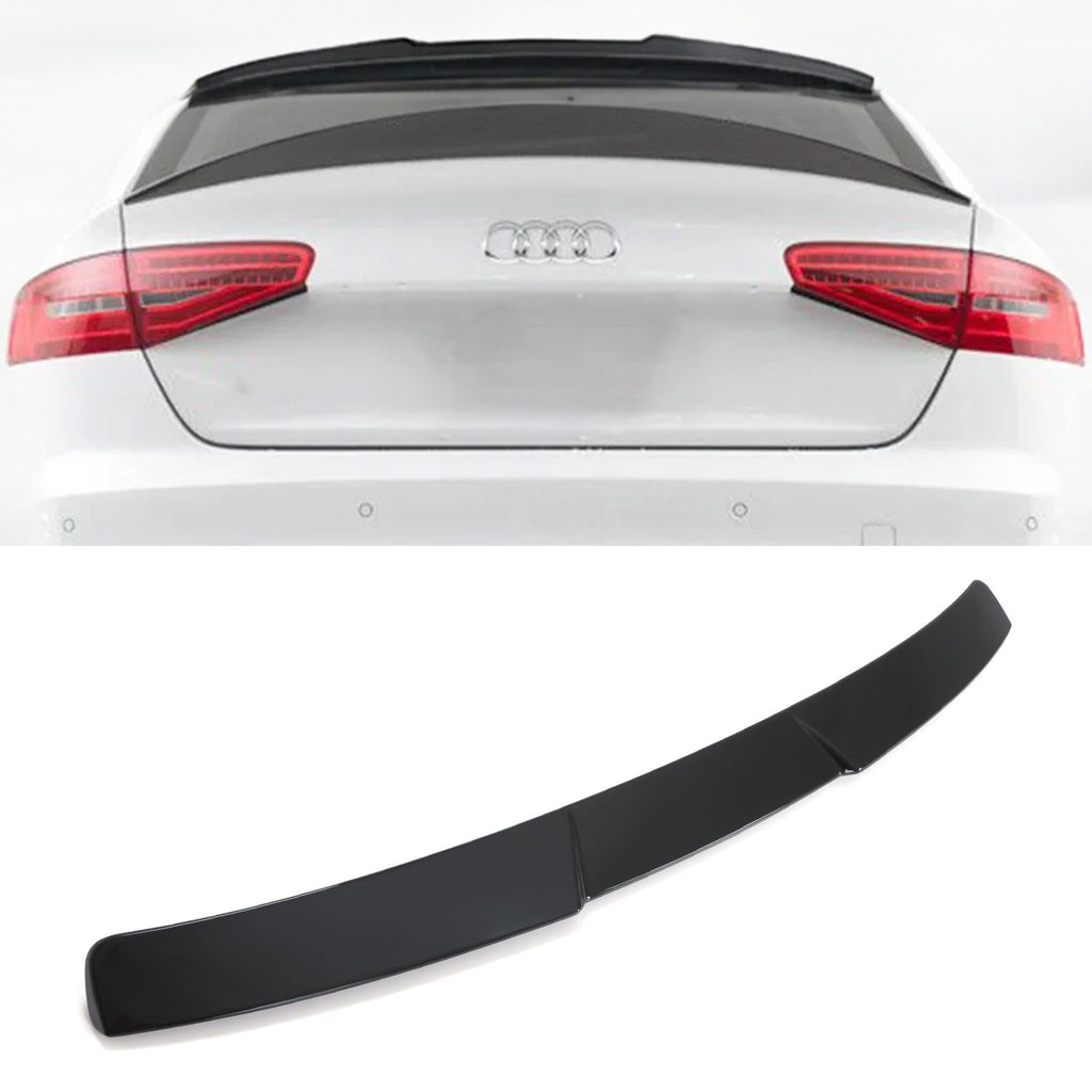 Spoiler Lip Tetto Posteriore Stile RS Nero Lucido Audi A4 B8 13-15