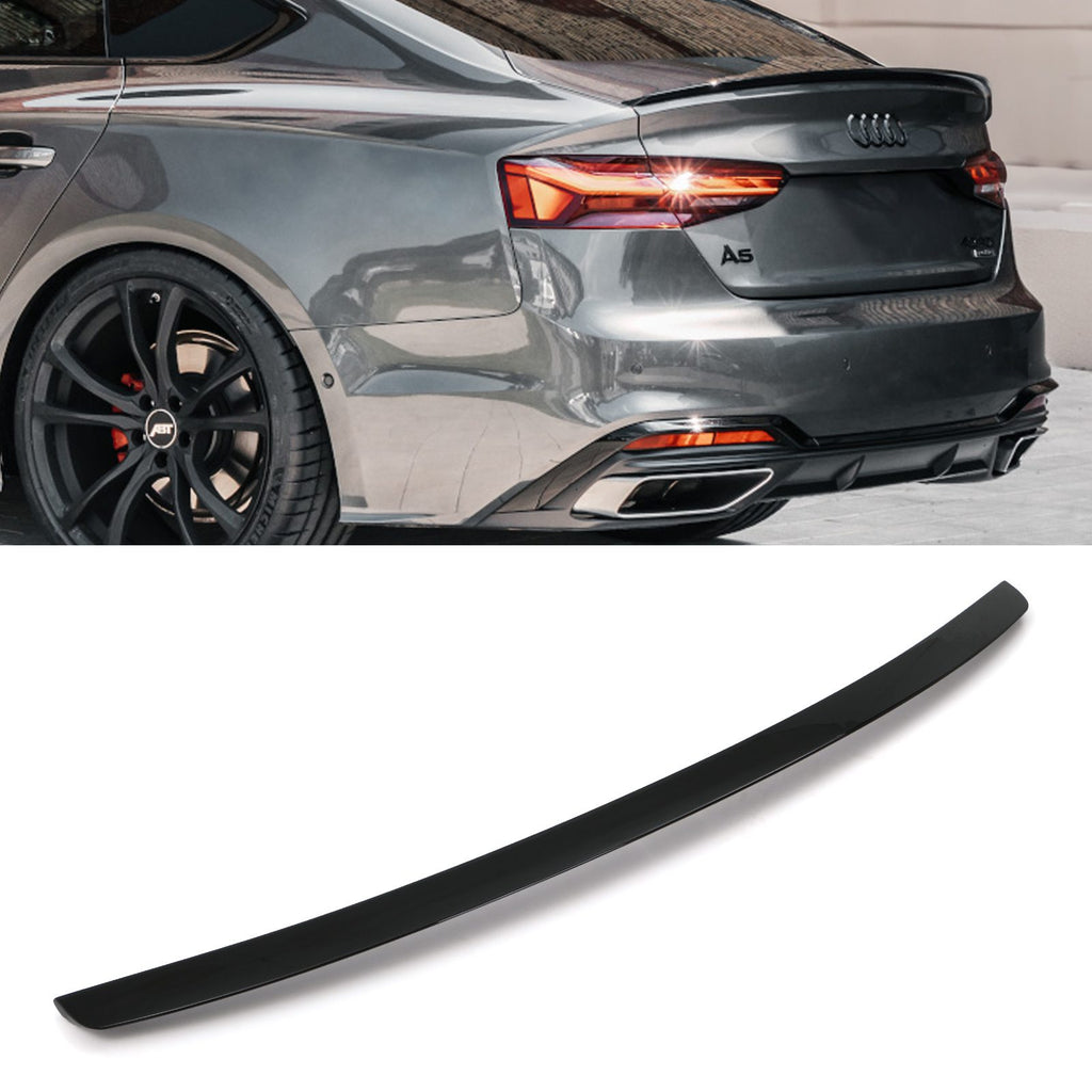Spoiler Lip Posteriore Nero Lucido Audi A5 F5 Sportback 2017-2019