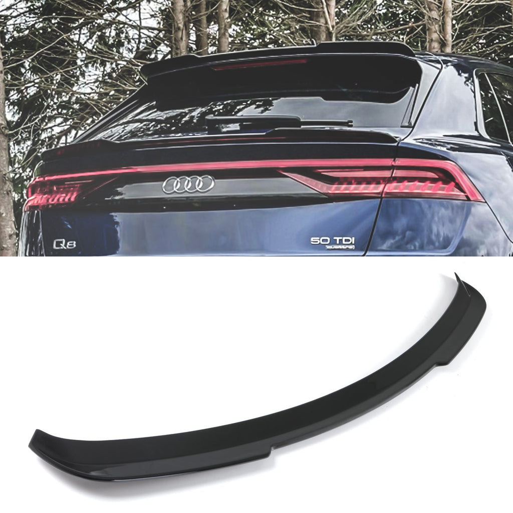 Spoiler Lip Tetto Posteriore Nero Lucido Audi Q8 dal 2018