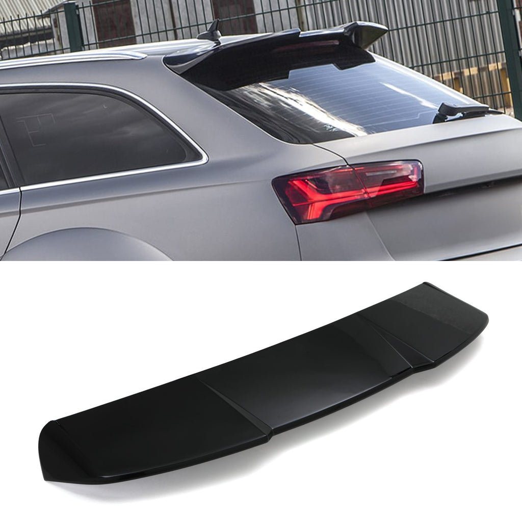 Spoiler Wing Tetto Posteriore Nero Lucido Audi A6 C7 Avant 2012-2018
