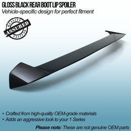 Spoiler Lip Posteriore Nero Lucido BMW Serie 1 F20 12-19 - foto 2