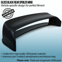 Alettone Posteriore Nero Lucido BMW Serie 3 E36 92-99 - foto 2
