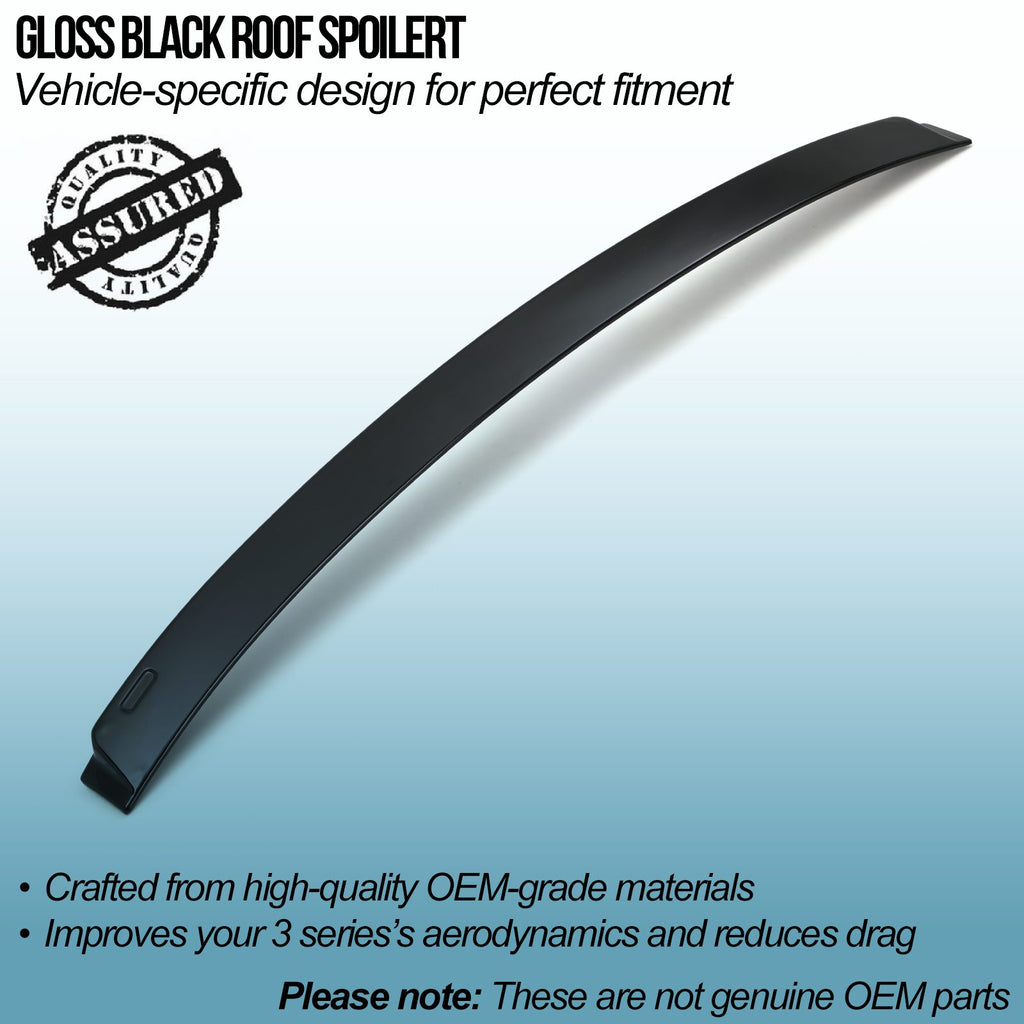 Spoiler da Tetto Nero Lucido BMW Serie 3 E90 05-11 - foto 2