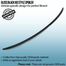 Spoiler Posteriore Stile M3 Nero Lucido BMW Serie 3 E92 Coupé 05-13 - foto 2