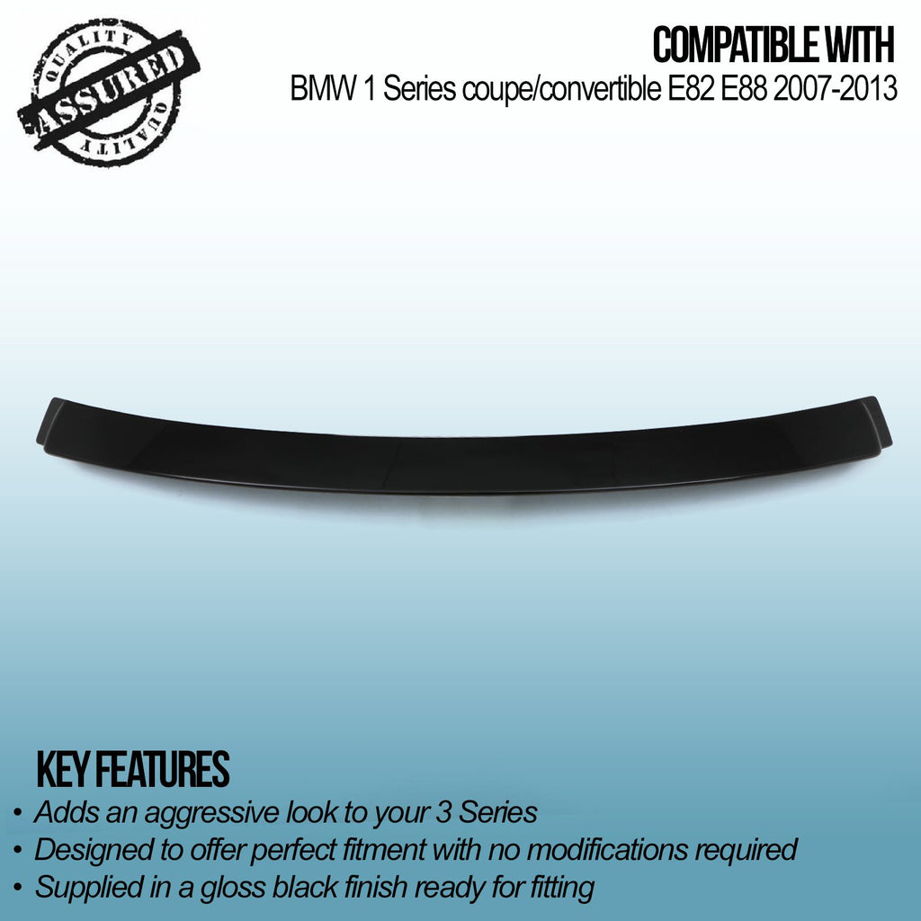 Lip Spoiler da Tetto Nero Lucido BMW Serie 3 F30 12-19 - foto 3