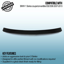 Lip Spoiler da Tetto Nero Lucido BMW Serie 3 F30 12-19 - foto 3