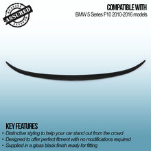 Spoiler Posteriore Stile M5 BMW Serie 5 F10 10-16 - foto 3