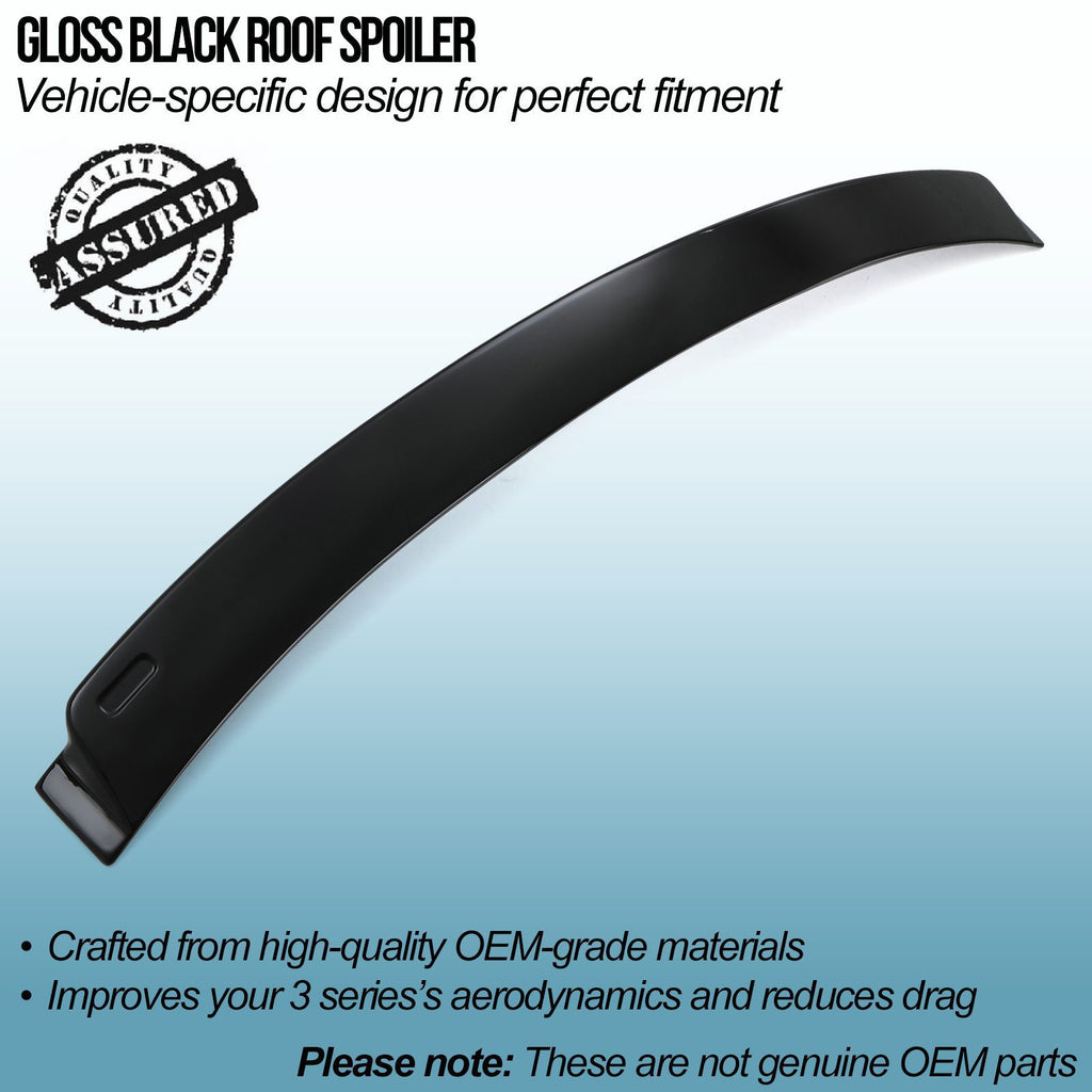 Spoiler da Tetto Nero Lucido BMW Serie 3 E92 Coupe 05-13 - foto 2
