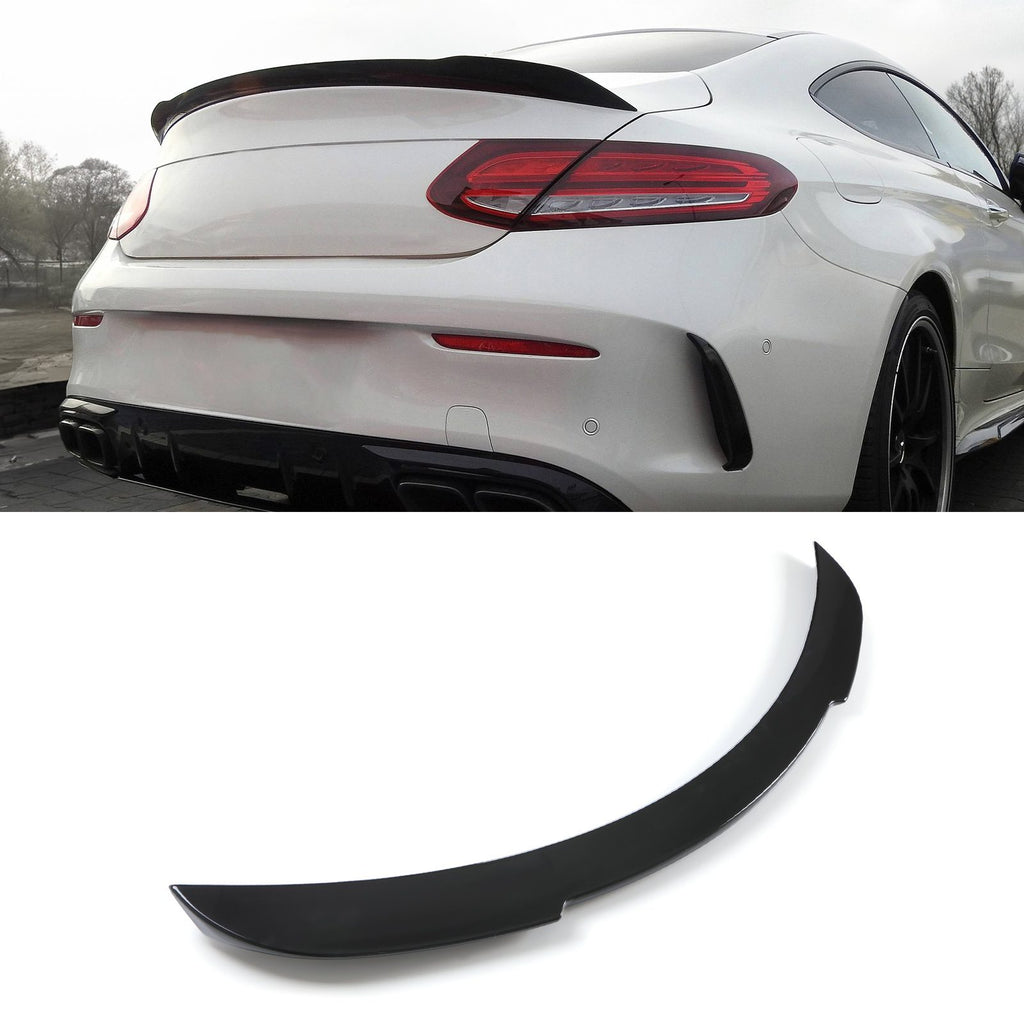 Spoiler Lip Posteriore Stile FD Nero Lucido Mercedes-Benz Classe C Coupé C205 14-18