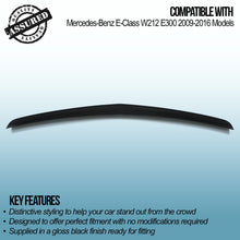Spoiler Posteriore Lip Nero Lucido Mercedes Classe E W212 09-16 - foto 3
