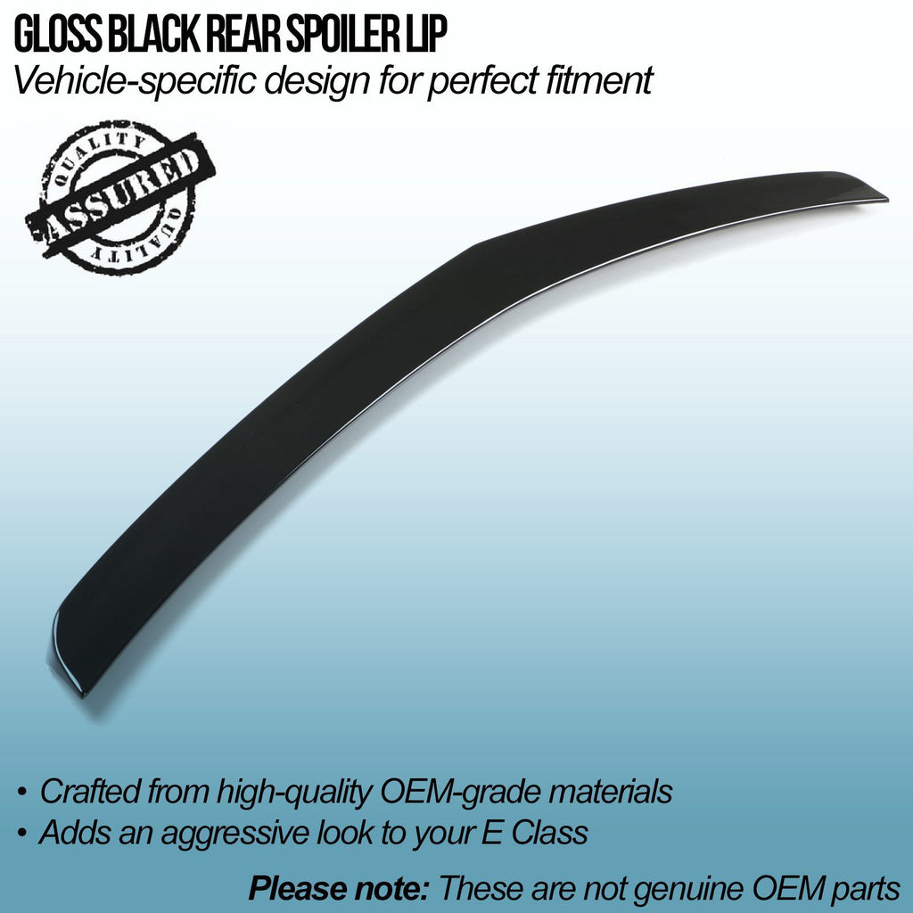 Spoiler Posteriore Lip Nero Lucido Mercedes Classe E W212 09-16 - foto 2