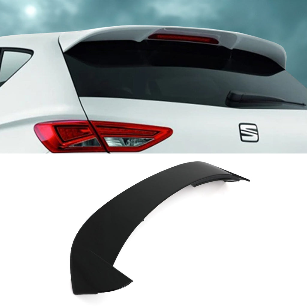 Spoiler Wing Posteriore Nero Lucido Seat Leon MK3 5F 12-19
