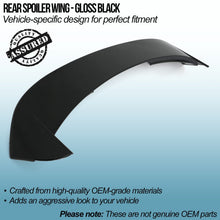 Spoiler Wing Posteriore Nero Lucido Seat Leon MK3 5F 12-19 - foto 2