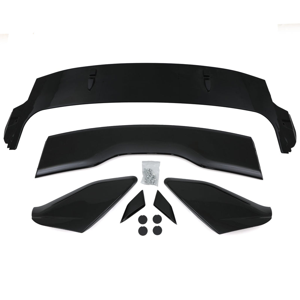 Spoiler Posteriore Stile RS Nero Lucido Ford Focus MK3 12-18 - foto 4