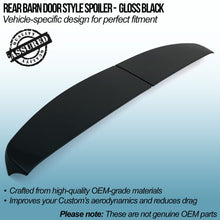 Spoiler Portellone Posteriore Nero Lucido Ford Transit Custom 12-22 - foto 2