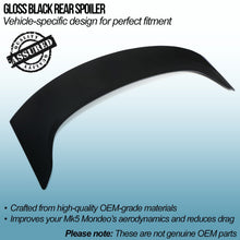 Spoiler Posteriore Nero Lucido Ford Mondeo MK5 14-22 - foto 2