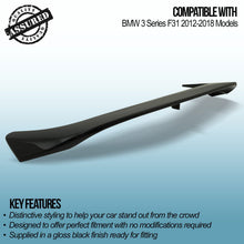 Alettone Posteriore Nero Lucido BMW Serie 3 F31 Touring 12-18 - foto 3