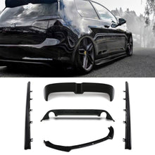 Body Kit Aerodinamico Stile Oettinger Nero Lucido VW Golf MK7 GTI 12-16