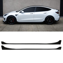 Minigonne Stile Aero Nero Lucido Tesla Model 3 17-22