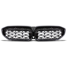 Griglia Anteriore a LED Stile Diamante Nero Lucido BMW Serie 3 G20 19-22 - foto 3