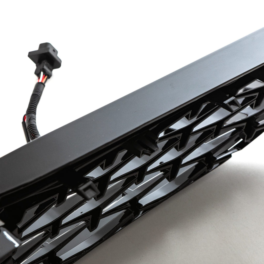 Griglia Anteriore a LED Stile Diamante Nero Lucido BMW Serie 3 G20 19-22 - foto 9