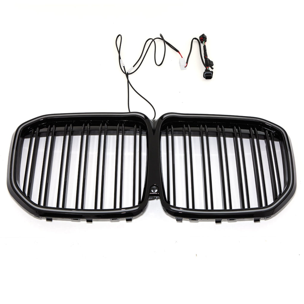 Griglia LED Nero Lucido BMW X7 G07 2019+ - foto 9