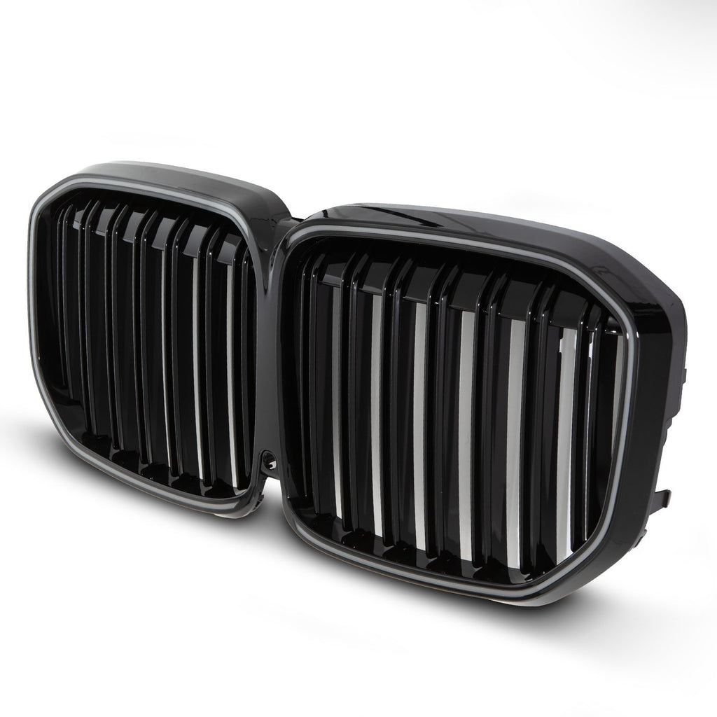 Griglia LED Nero Lucido BMW X7 G07 2019+ - foto 6