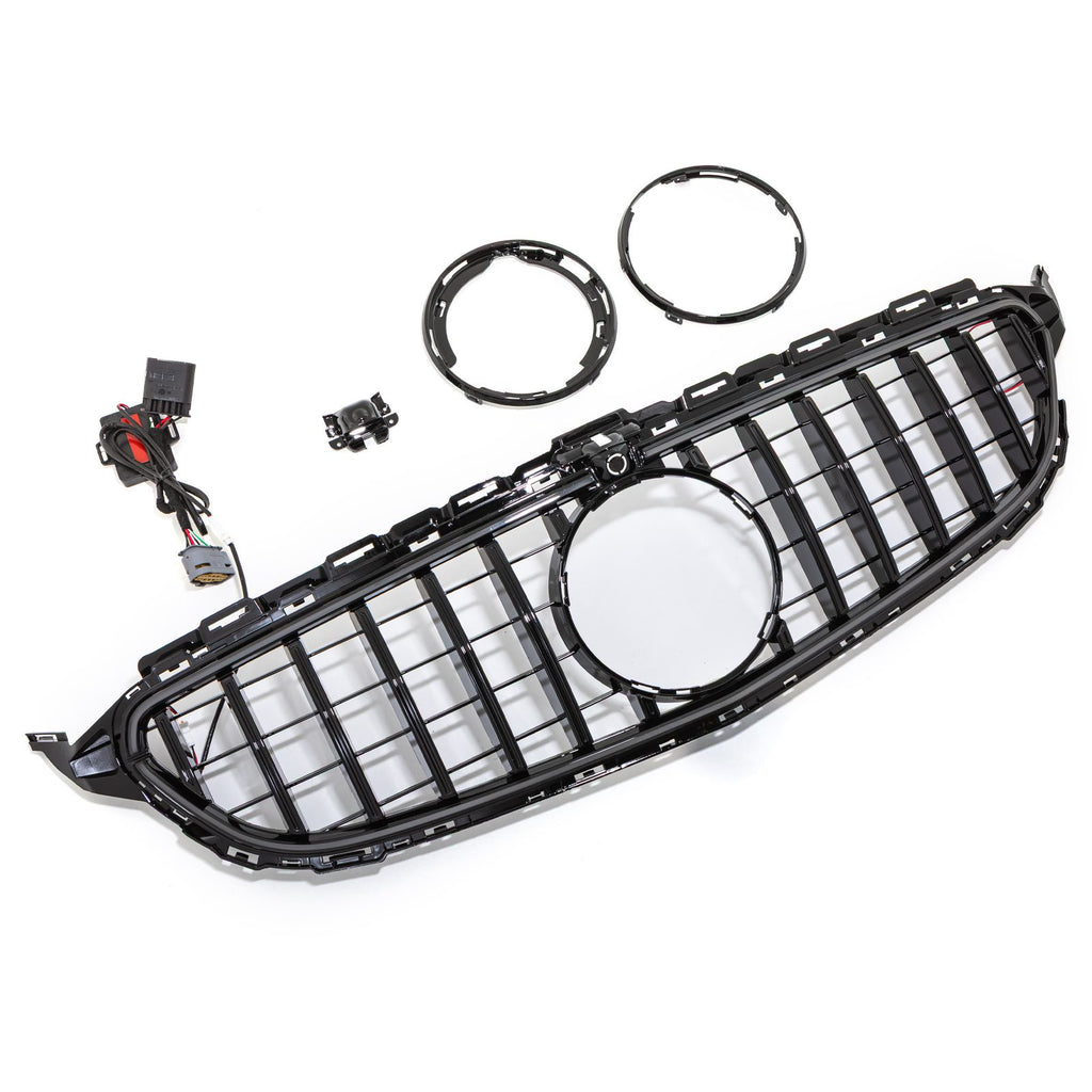 Griglia LED Nero Lucido Mercedes Classe C W205 15-21 - foto 9