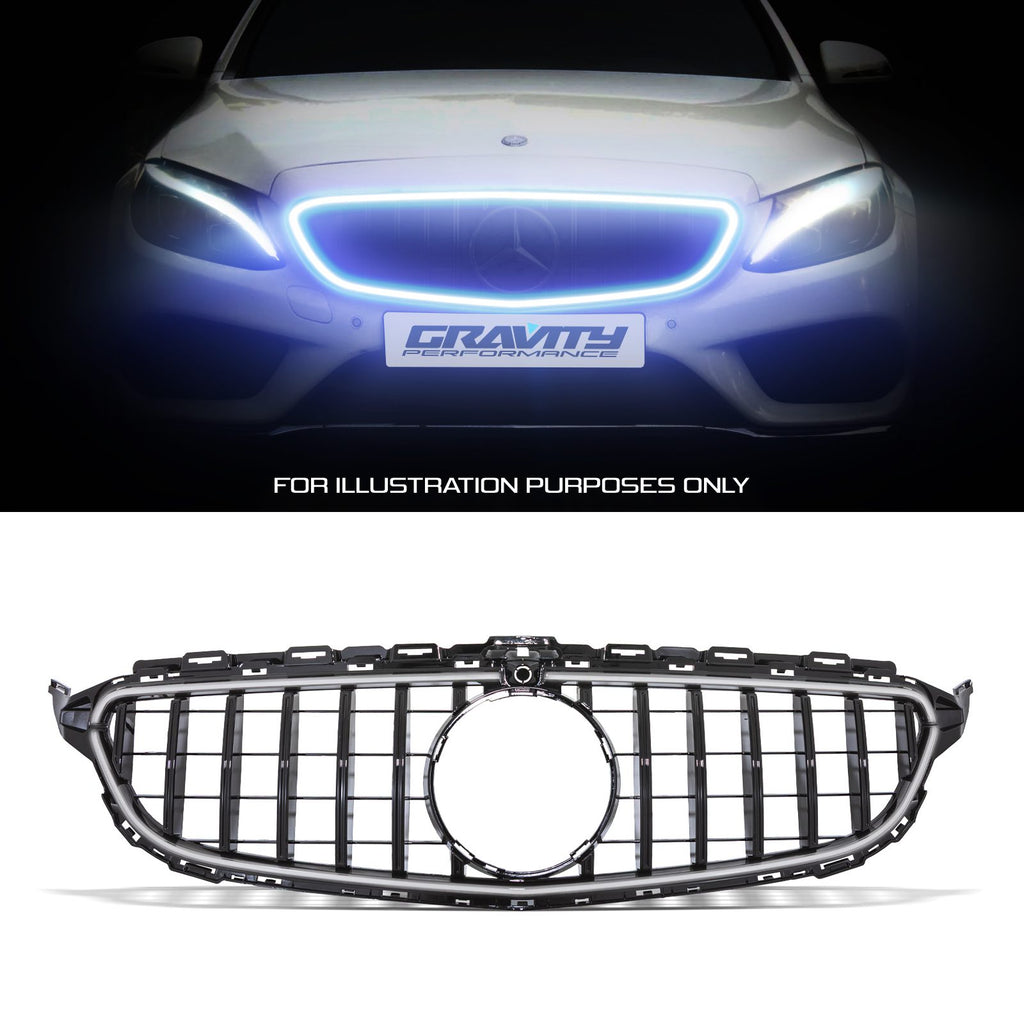 Griglia LED Nero Lucido Mercedes Classe C W205 15-21