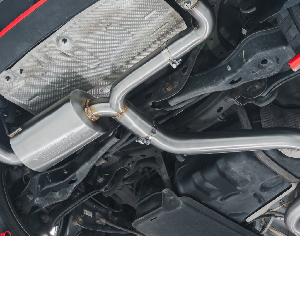 Dettaglio impianto GPF Back Cobra Sport su Hyundai i30 N
