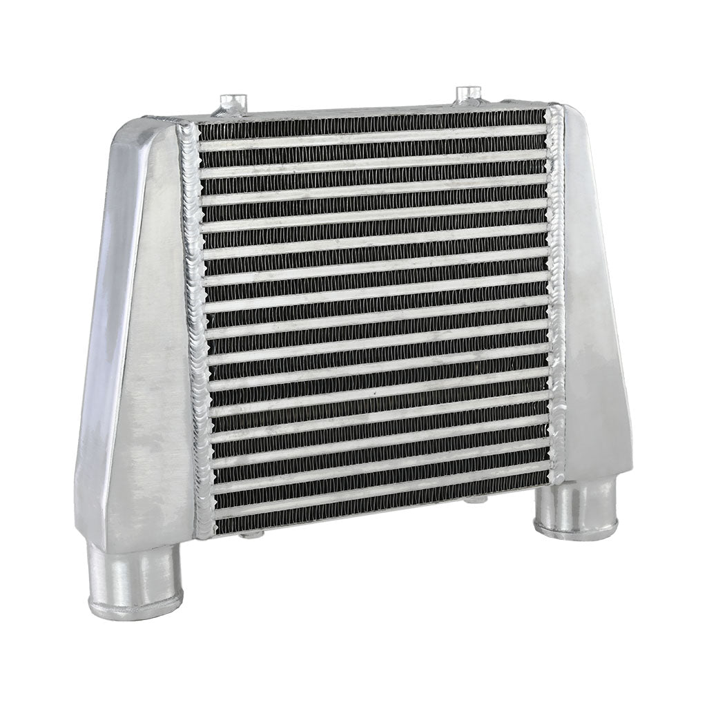 Intercooler Maggiorato Universale FMIC.EU 280x280x76mm Uscita Superiore in Alluminio