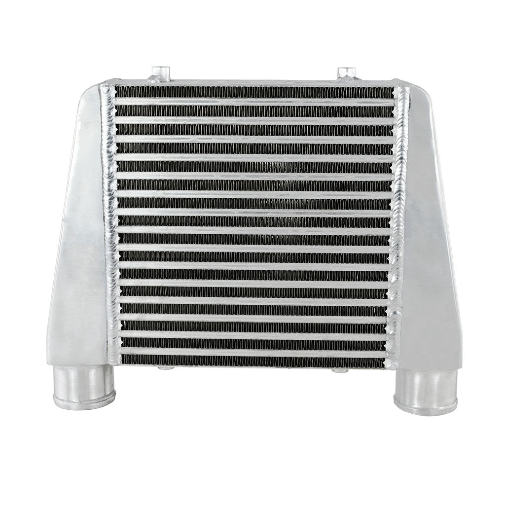 Intercooler Maggiorato Universale FMIC.EU 280x280x76mm Uscita Superiore in Alluminio