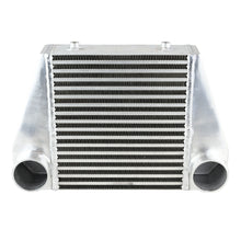 Carica l'immagine nel visualizzatore di Gallery, Intercooler universale FMIC.EU 280x300x76mm uscita posteriore in alluminio - dettaglio
