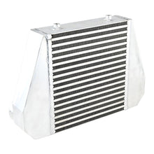 Carica l'immagine nel visualizzatore di Gallery, Intercooler universale FMIC.EU 280x300x76mm uscita posteriore in alluminio - dettaglio