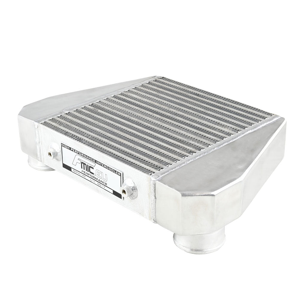 Intercooler universale FMIC.EU 280x300x76mm uscita posteriore in alluminio - dettaglio