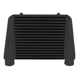 Intercooler Maggiorato Universale FMIC.EU 330x280x76mm Uscita Superiore Nero in Alluminio