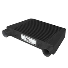 Load image into Gallery viewer, Intercooler Maggiorato Universale FMIC.EU 330x280x76mm Uscita Superiore Nero in Alluminio