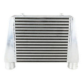 Intercooler universale FMIC.EU 330x280x76mm uscita superiore in alluminio