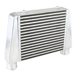 Intercooler universale FMIC.EU 330x280x76mm uscita superiore in alluminio - dettaglio