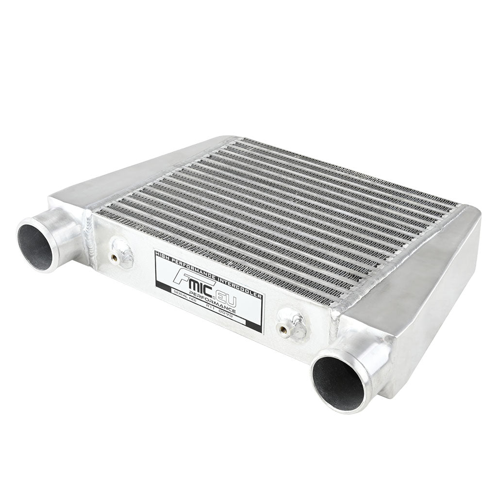 Intercooler universale FMIC.EU 330x280x76mm uscita superiore in alluminio - dettaglio