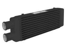 Carica l'immagine nel visualizzatore di Gallery, Intercooler Maggiorato Universale FMIC.EU 450x180x65mm Uscita Laterale Nero in Alluminio