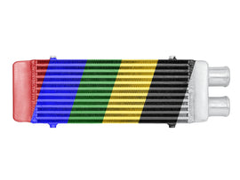 Intercooler Maggiorato Universale FMIC.EU 450x180x65mm Uscita Laterale Colorata