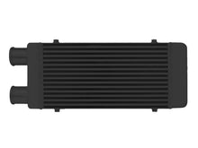 Carica l'immagine nel visualizzatore di Gallery, Intercooler Maggiorato Universale FMIC.EU 450x230x65mm Uscita Laterale Nero in Alluminio