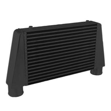 Load image into Gallery viewer, Intercooler Maggiorato Universale FMIC.EU 450x280x76mm Uscita Superiore Nero in Alluminio