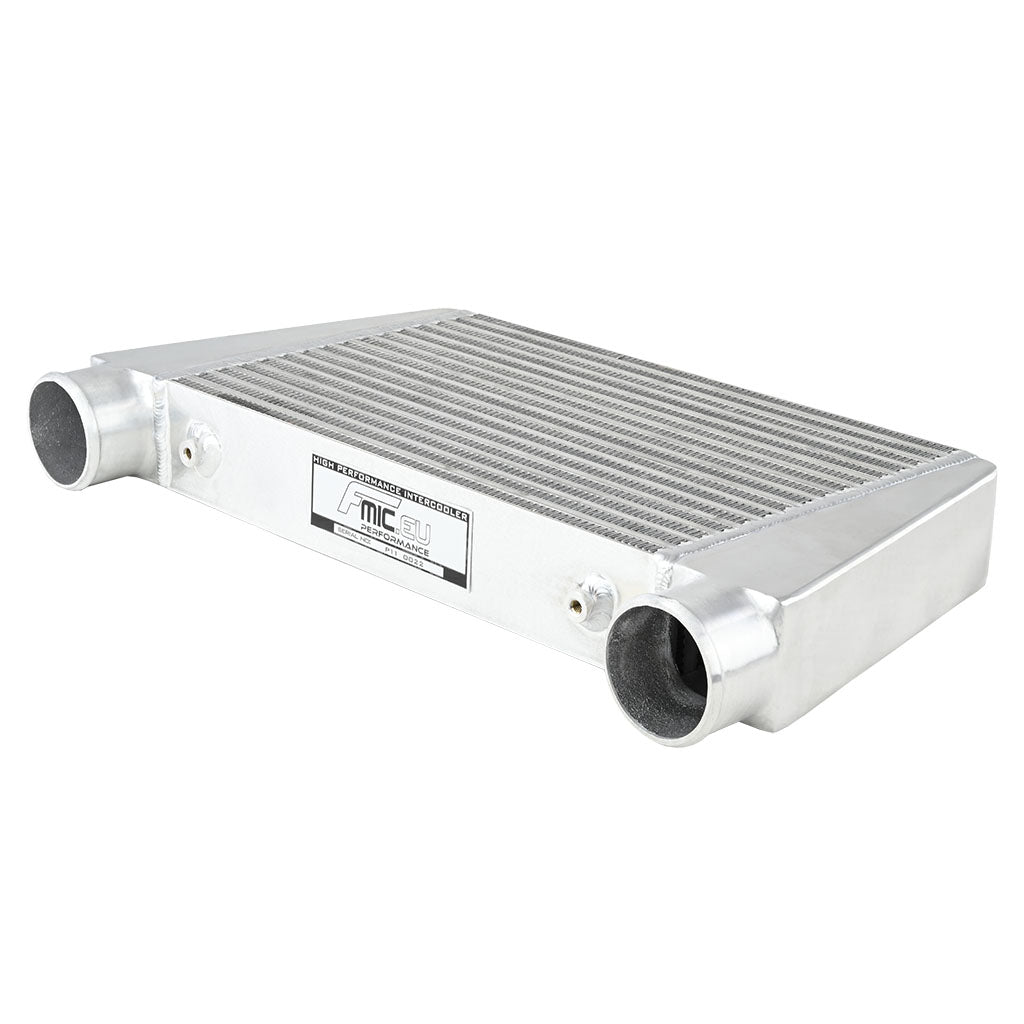 Intercooler maggiorato universale FMIC.EU 450x280x76mm uscita superiore, vista dettaglio