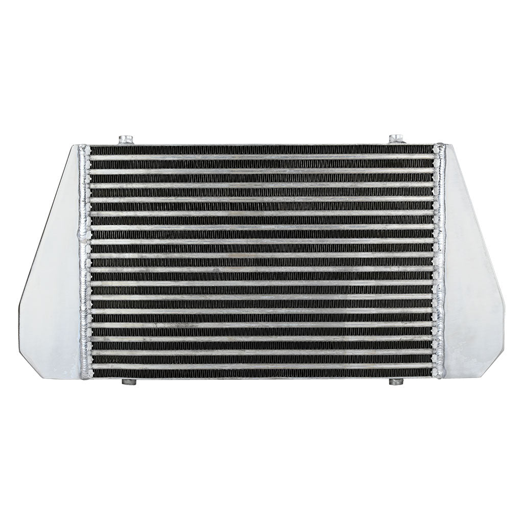 Intercooler universale FMIC.EU 450x300x76mm uscita posteriore in alluminio - dettaglio