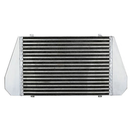 Intercooler universale FMIC.EU 450x300x76mm uscita posteriore in alluminio - dettaglio