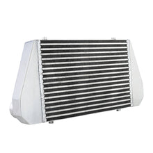 Carica l'immagine nel visualizzatore di Gallery, Intercooler universale FMIC.EU 450x300x76mm uscita posteriore in alluminio - dettaglio