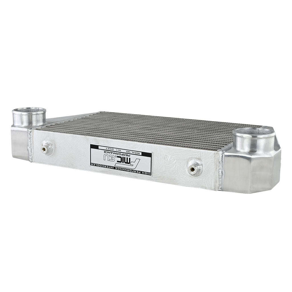 Intercooler universale FMIC.EU 450x300x76mm uscita posteriore in alluminio - dettaglio